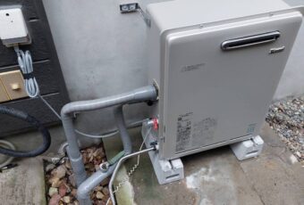 岐阜市　電気温水器からガス給湯器へ取替