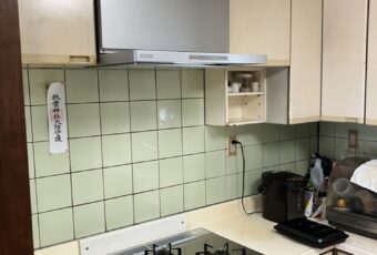 岐阜市　レンジフード交換＆コンロ交換