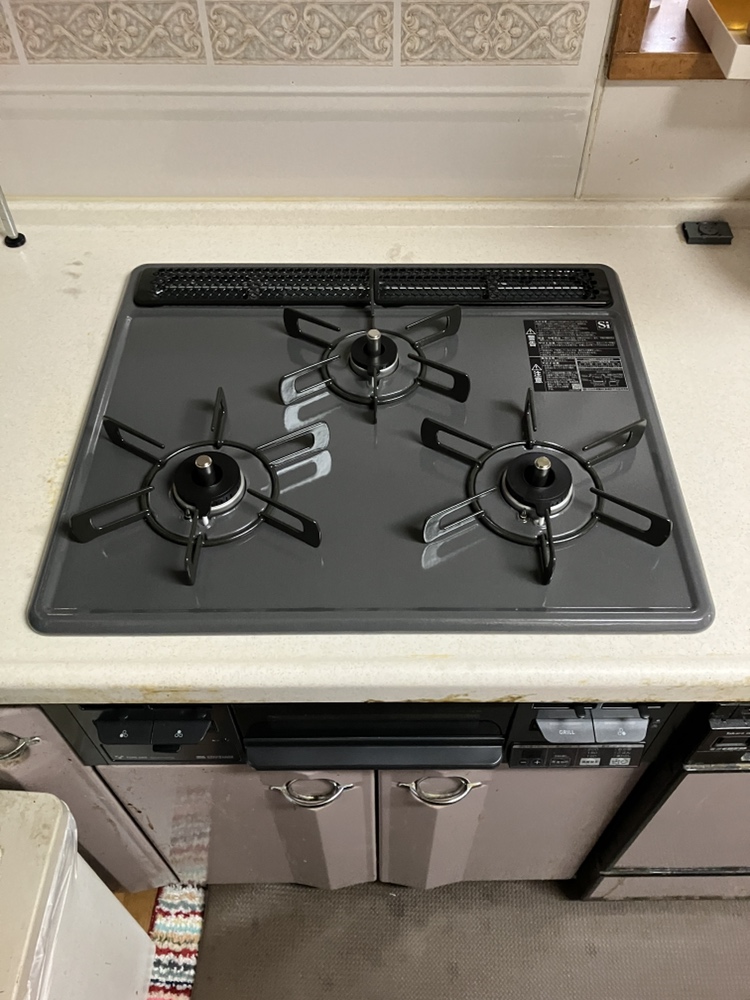 岐阜市　コンロ交換