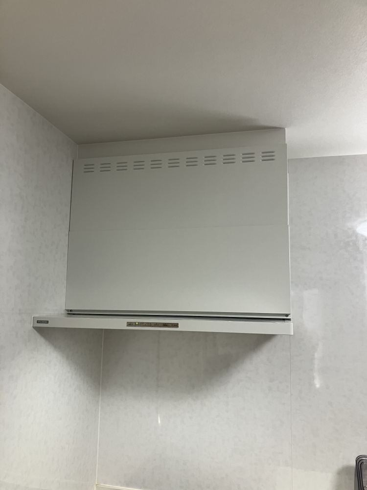 岐阜市　レンジフード交換＆コンロ交換