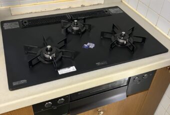 岐阜市　コンロ交換