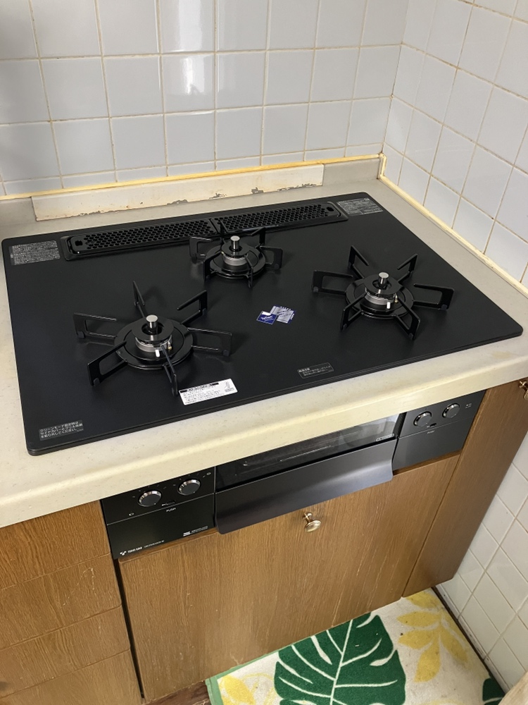 岐阜市　コンロ交換