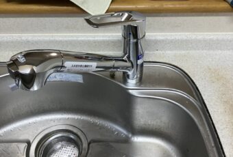 岐阜市　キッチンリフォーム（水栓交換）